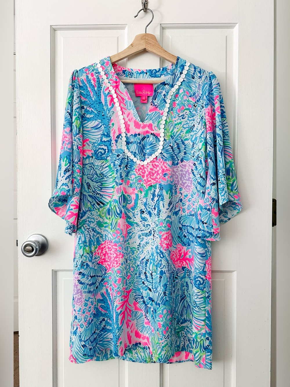 Lilly Pulitzer Lileeze Delancey Multicolor Sink Or Swim Dress Coastal Size XS